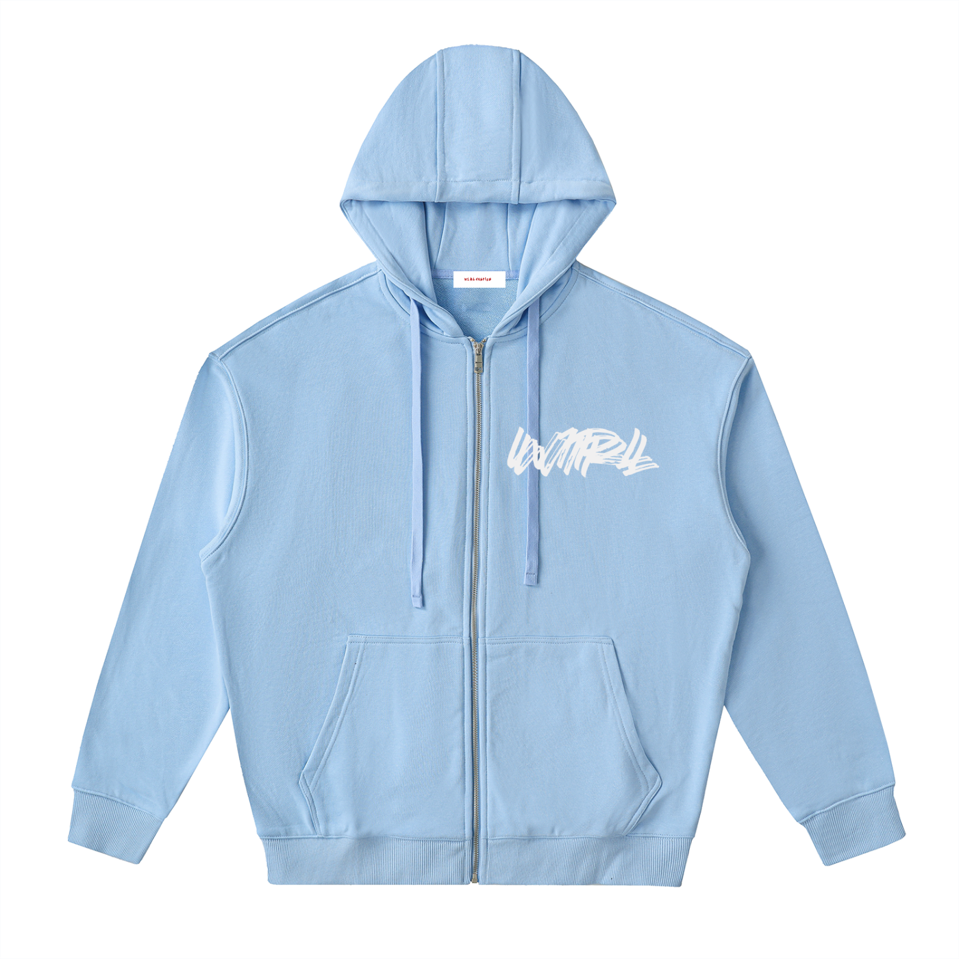 W1RL "logo”Zip Up Hoodie
