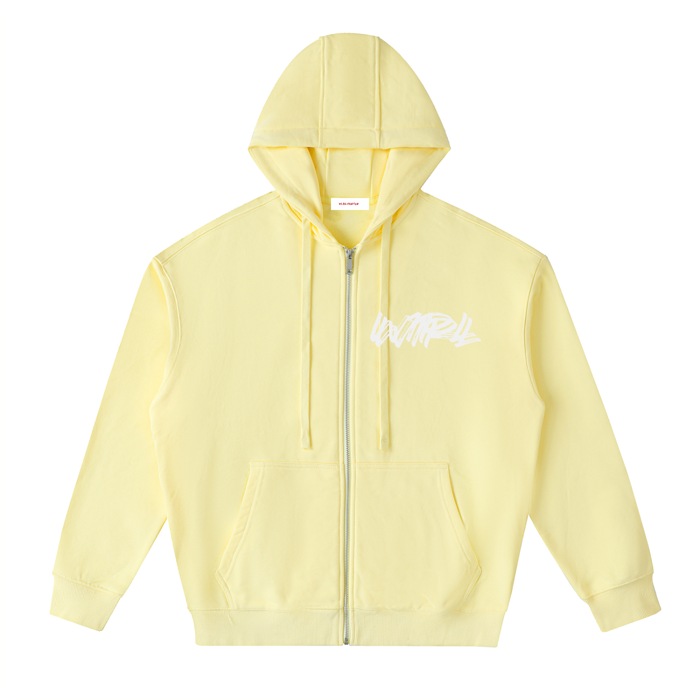 W1RL "logo”Zip Up Hoodie