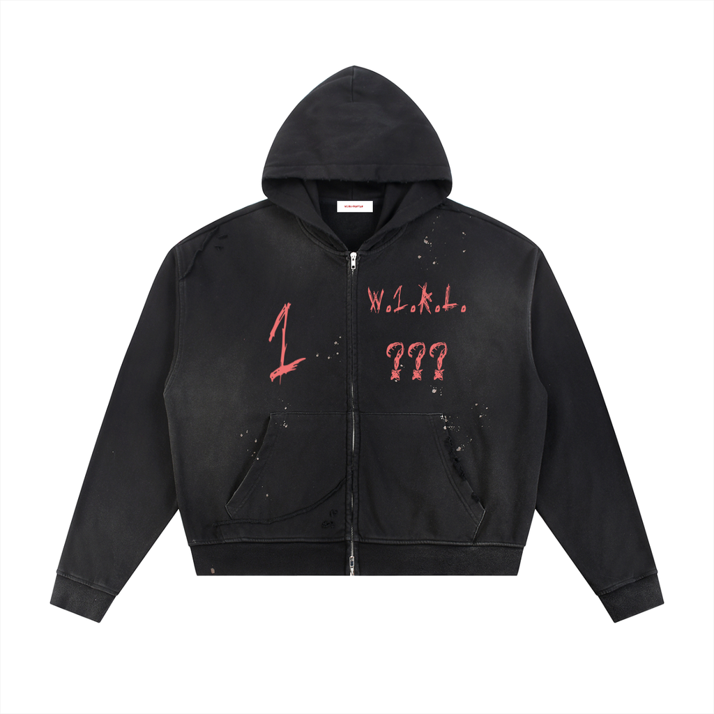 W.1.R.L. "1" Zip Hoodie